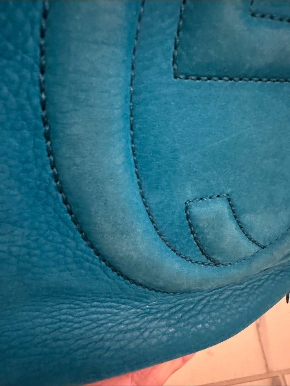Gucci Teal Leather Soho Shoulder Tote with Tassel - Picture 10 of 16
